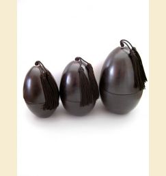 Trio parfémovaných černých vajíček se střapečky- parfém Čerstvé Fíky